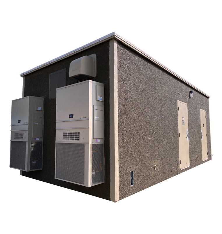 Remanufactured Concrete Communication Shelter