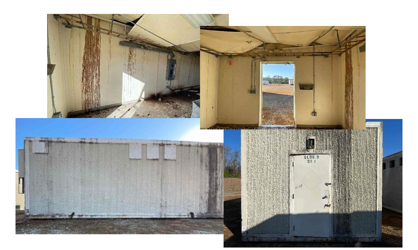 Before Telecom Shelter Remanufacture